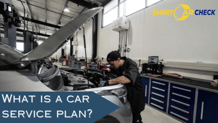 What is a car service plan?