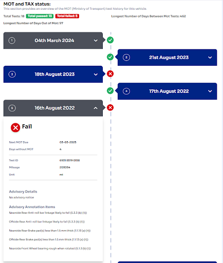 Simple Guide on How To Check MOT Status on a Vehicle 3 Test Results & Defects