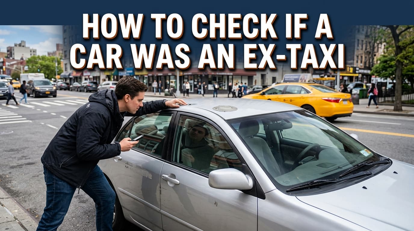 How to Check If a Car Was an Ex-Taxi